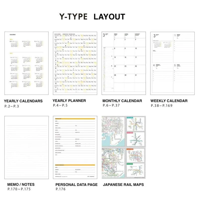 2025 B6 Block Planner - Iris: Green