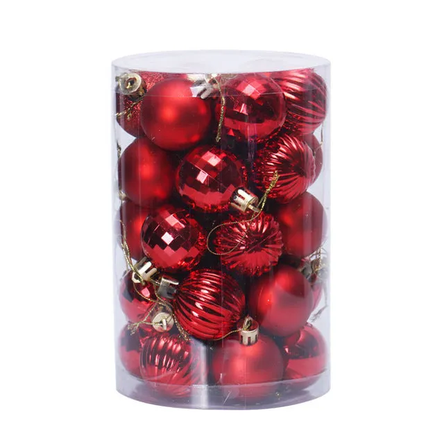 34 Christmas Ball Set 4cm Christmas Ornaments