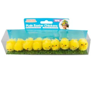 9pk Plush Easter Chicks Medium 4cm