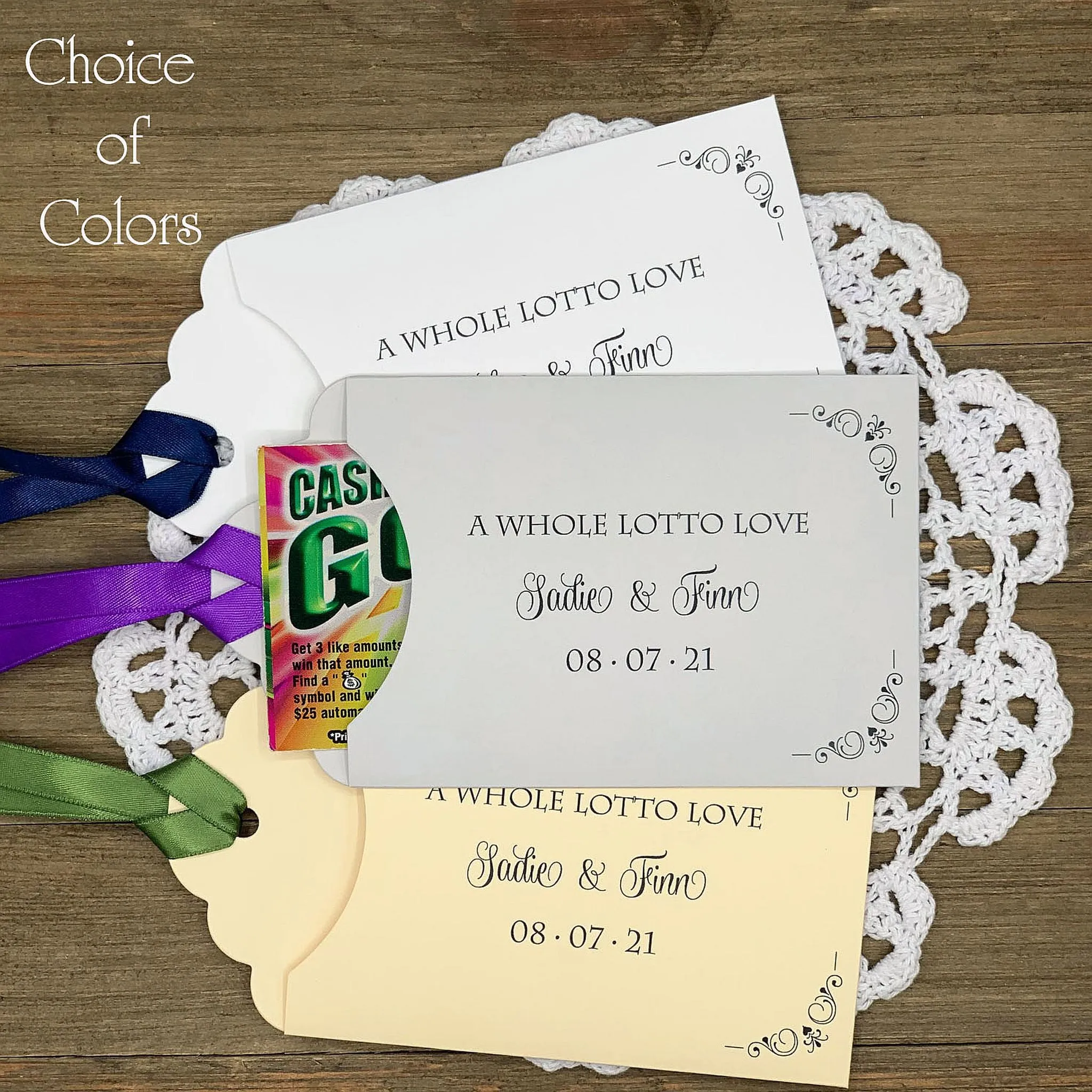 A Whole Lotto Love Wedding Lotto Favors