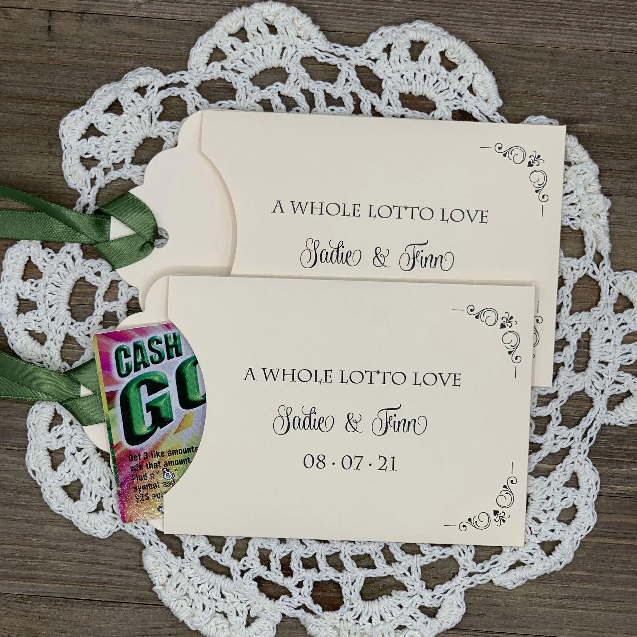 A Whole Lotto Love Wedding Lotto Favors