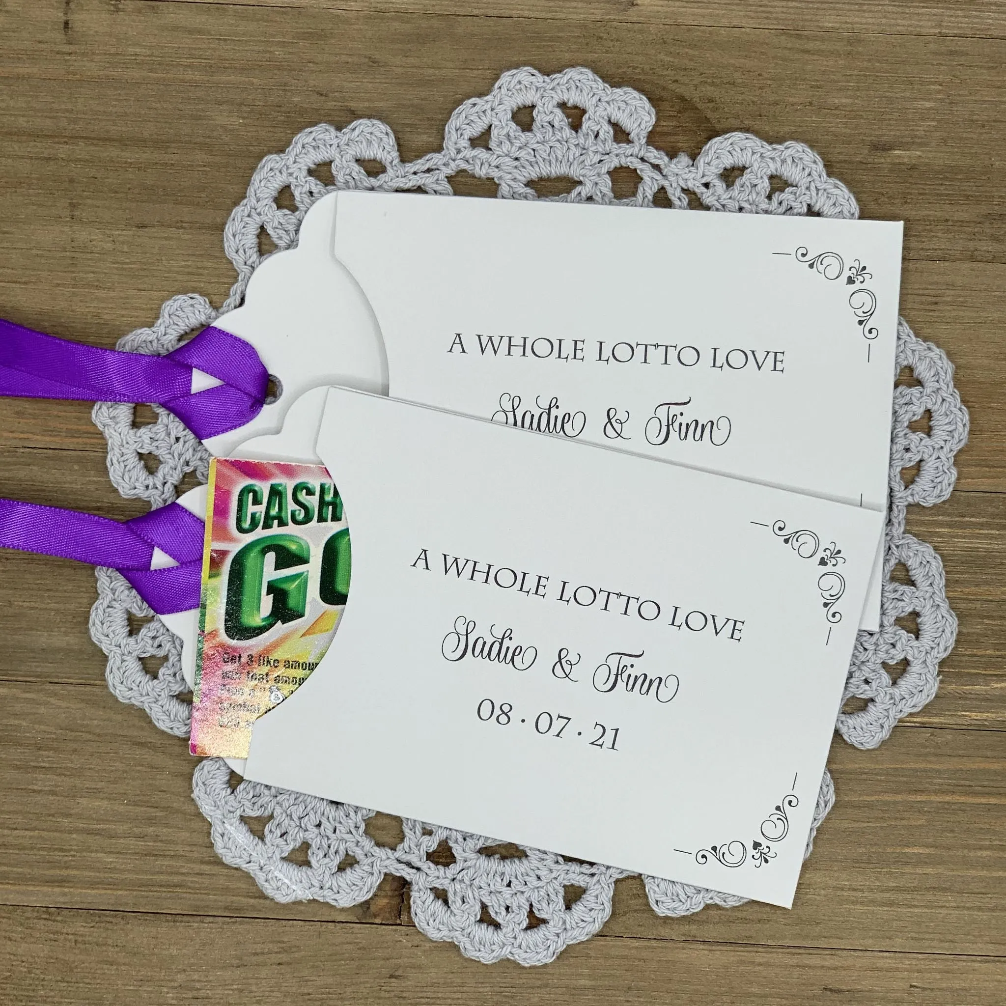 A Whole Lotto Love Wedding Lotto Favors