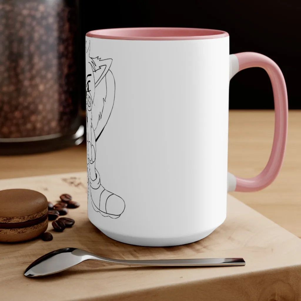 Angry Cat Accent Mug