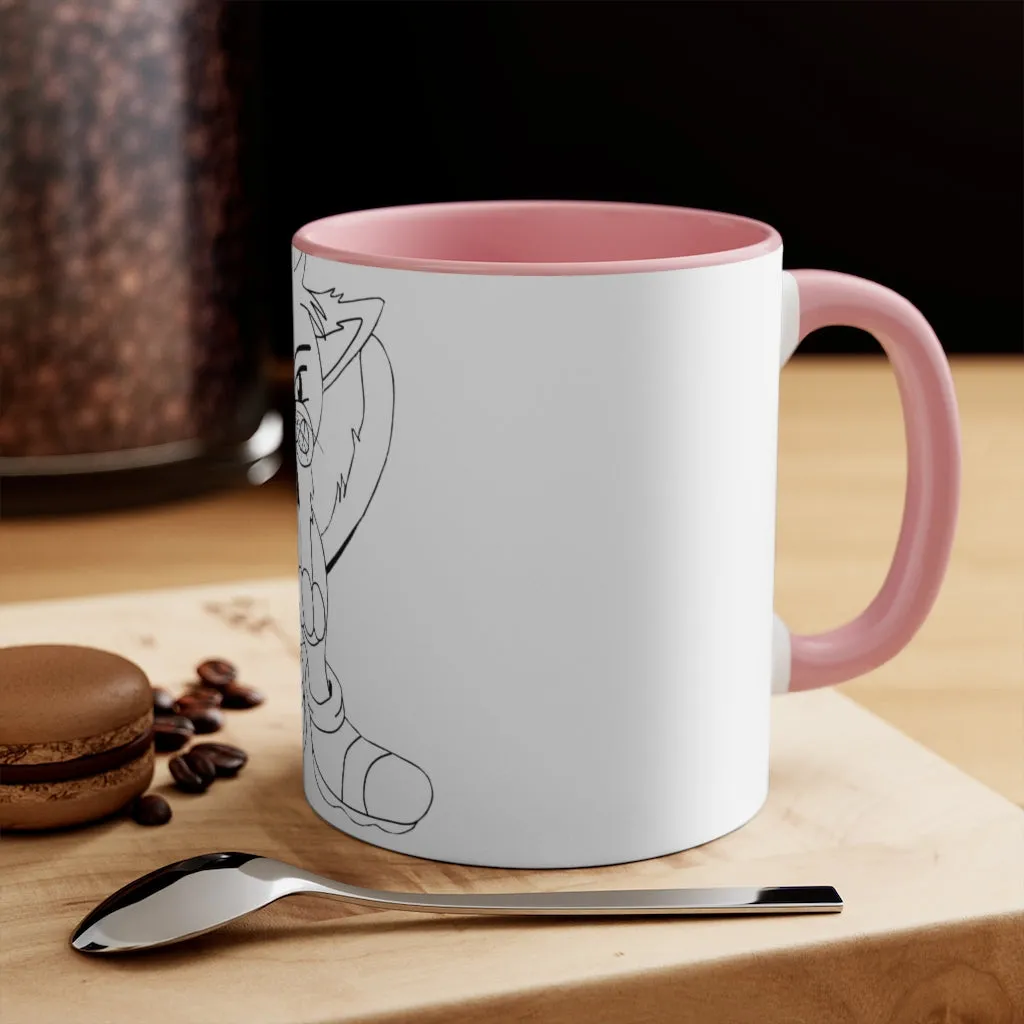 Angry Cat Accent Mug