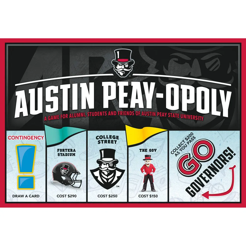 Austin Peay State University Monopoly-Style Board Game, Ages 8 