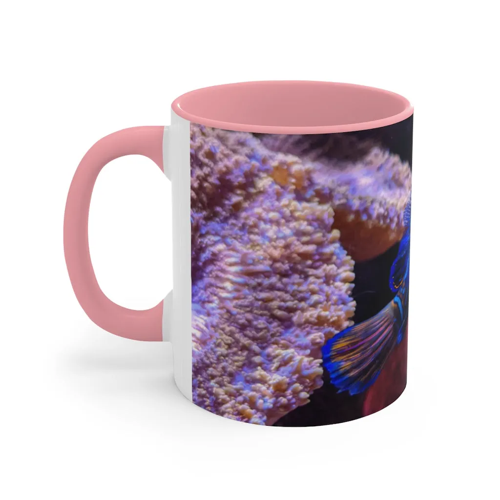 Blue Fish Accent Mug