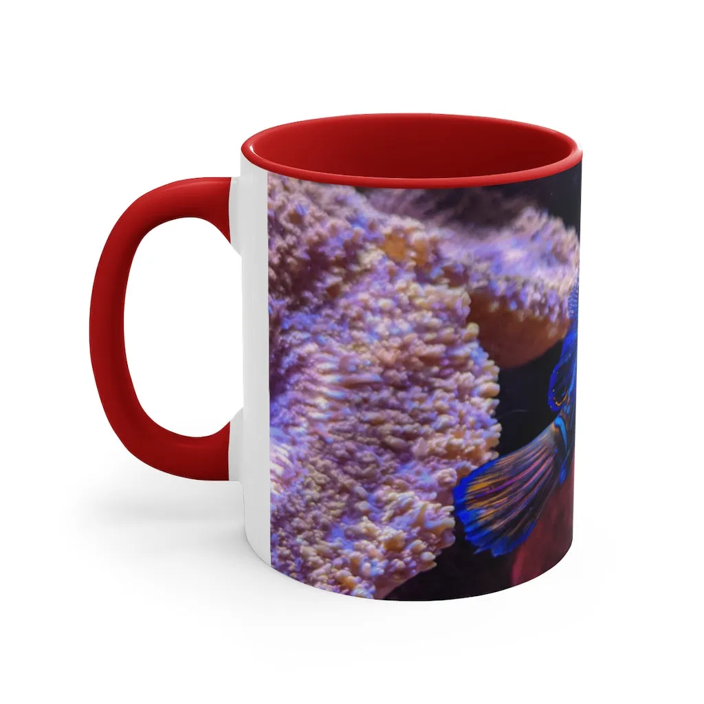 Blue Fish Accent Mug