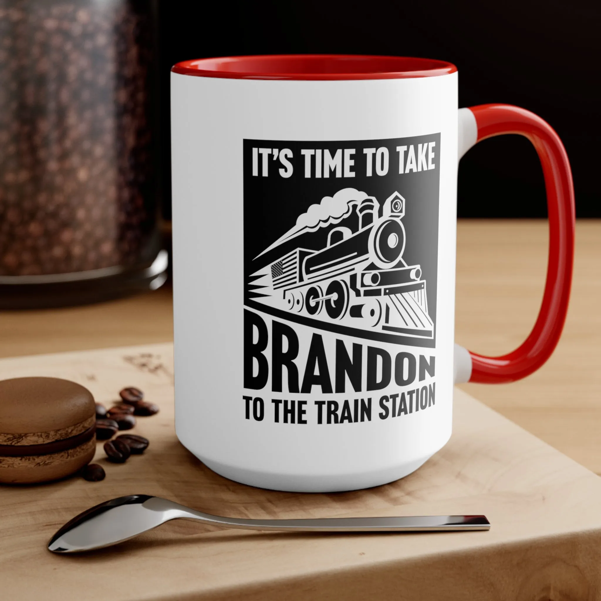 Brandon Train Station Mug