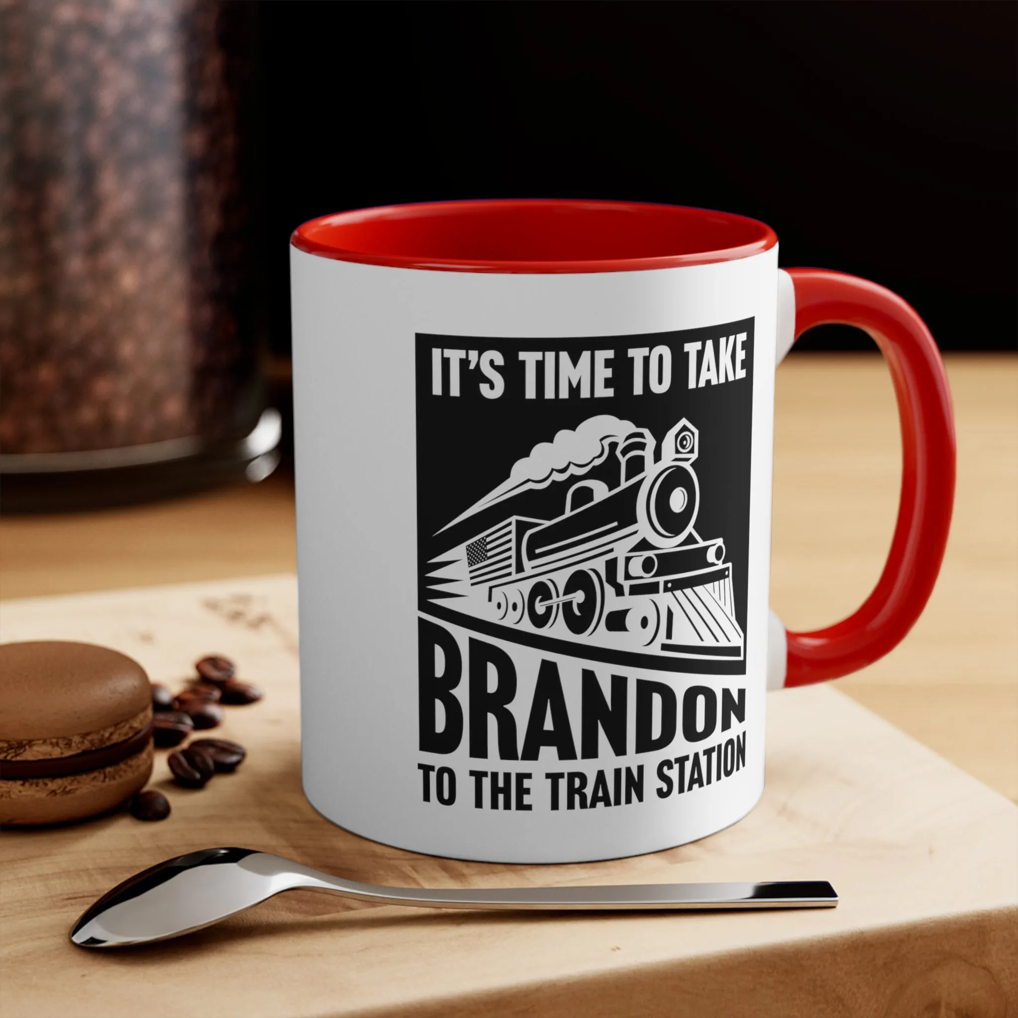 Brandon Train Station Mug