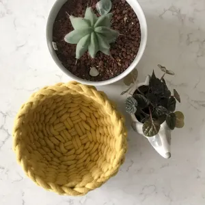 Britt Felted Wool Woven Bowl Pattern