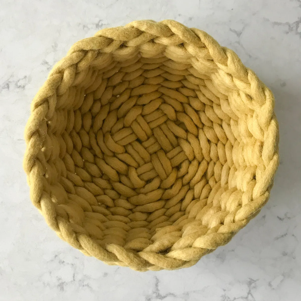 Britt Felted Wool Woven Bowl Pattern