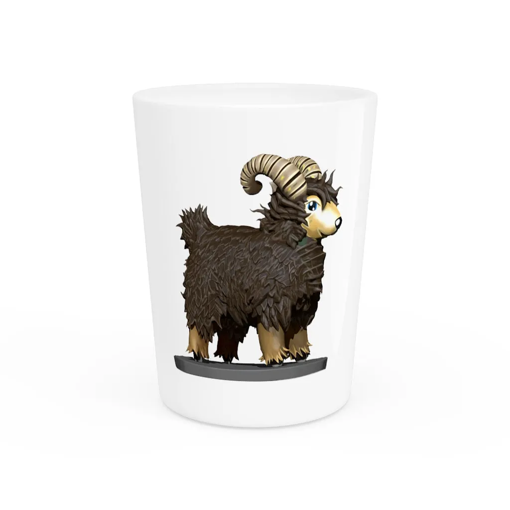 Brown Sheep Shot Glass