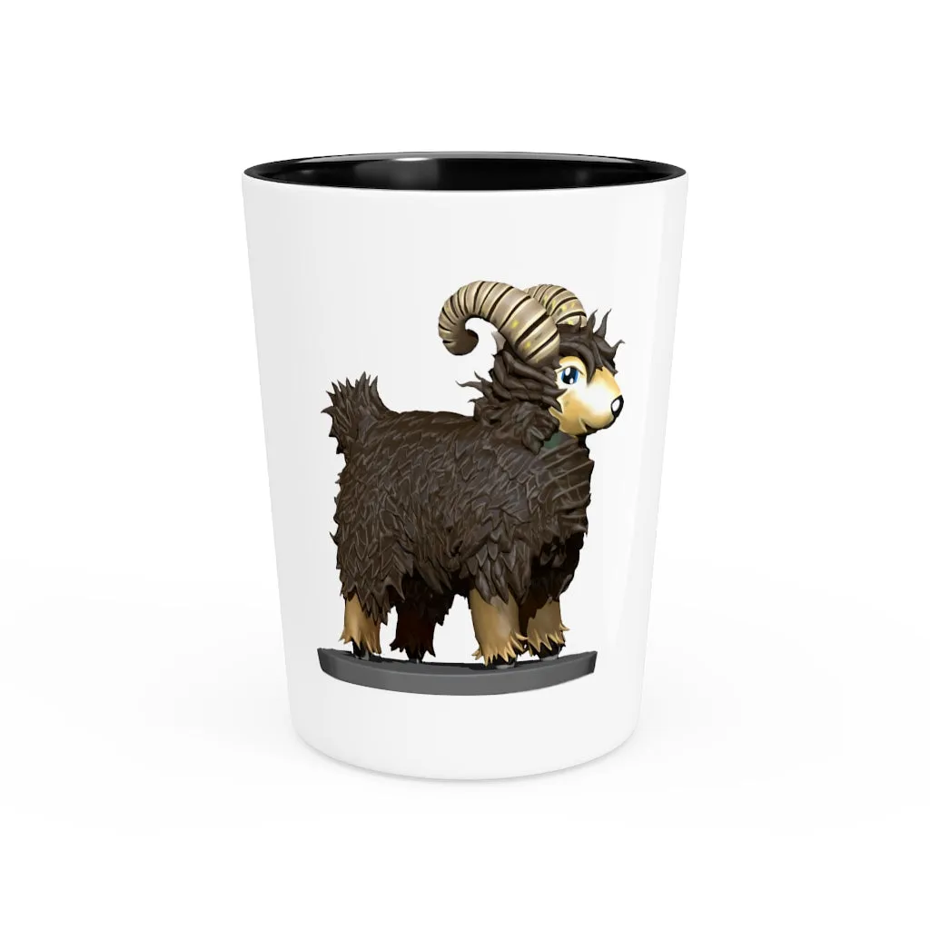 Brown Sheep Shot Glass