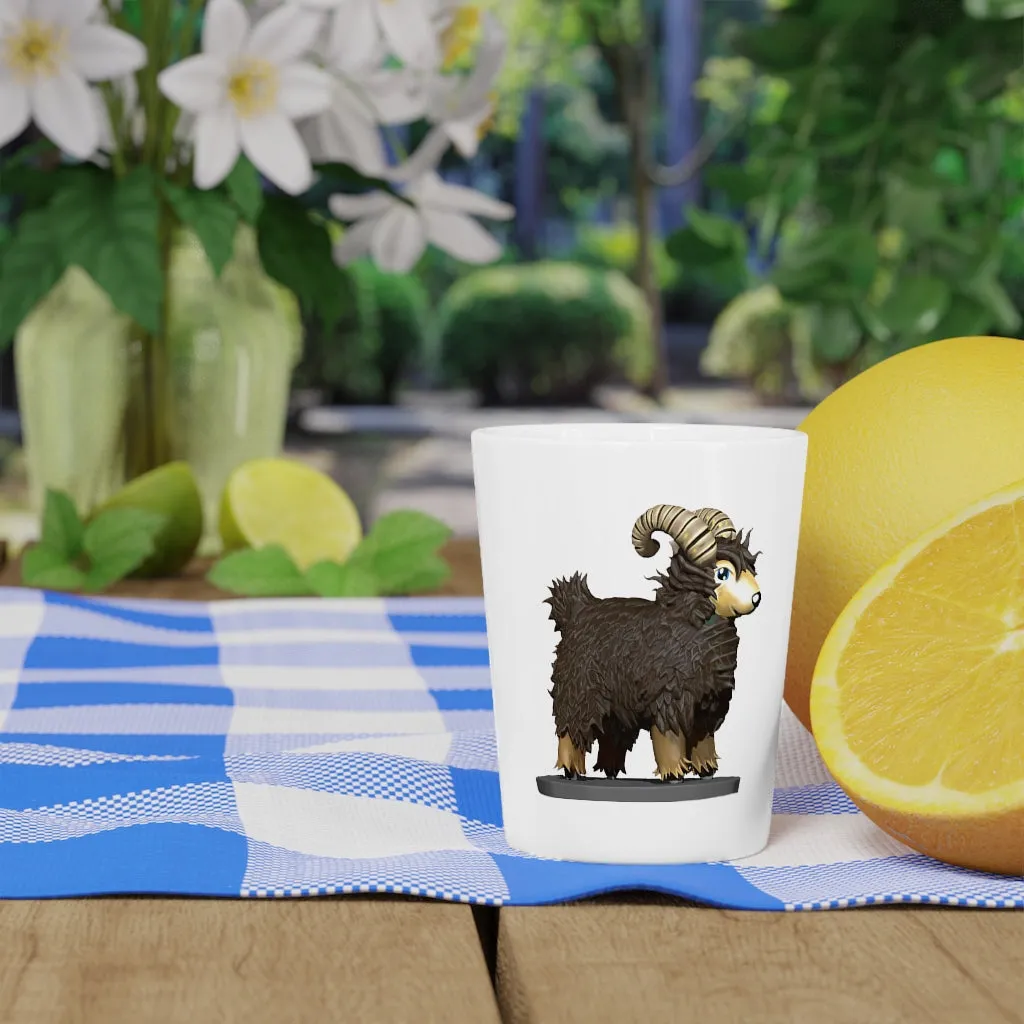 Brown Sheep Shot Glass