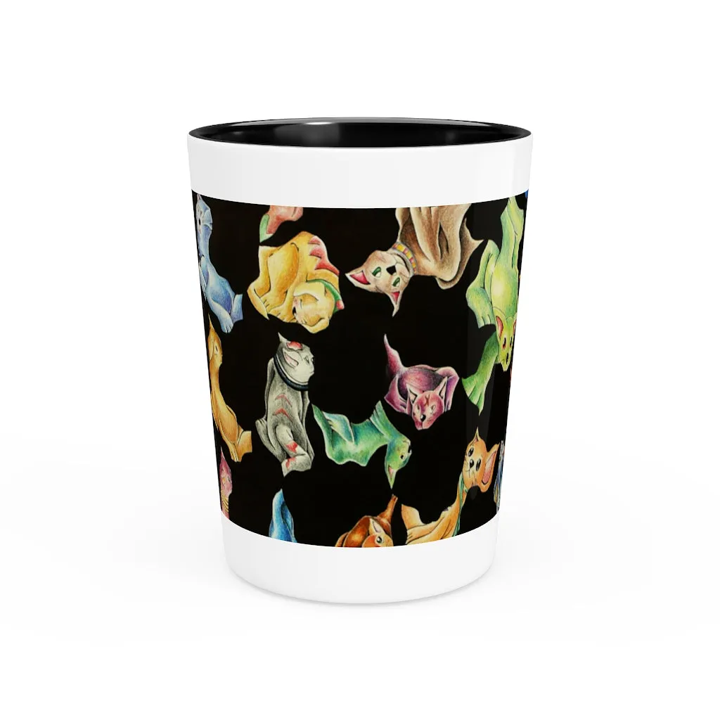 Cat Pattern Shot Glass