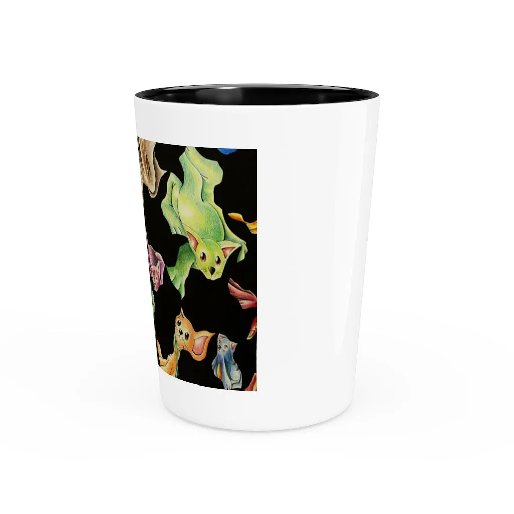 Cat Pattern Shot Glass