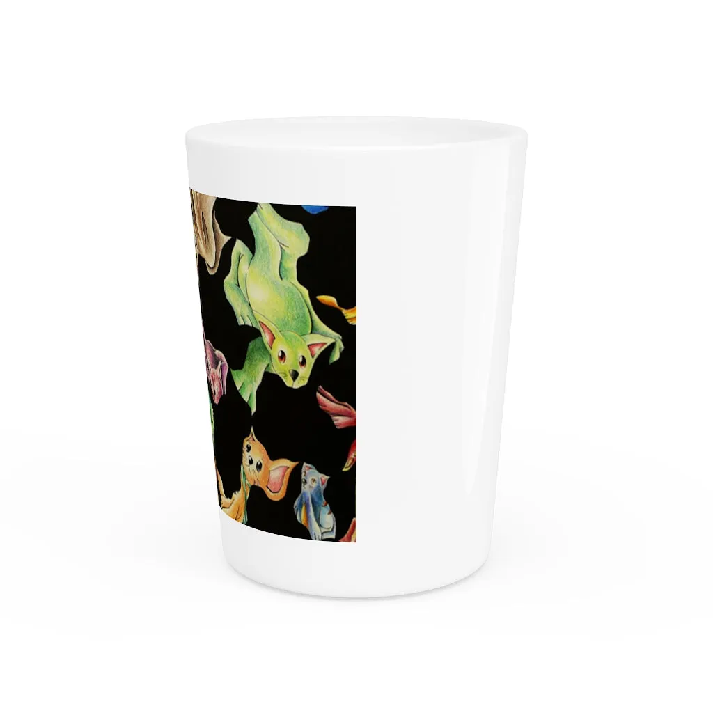 Cat Pattern Shot Glass