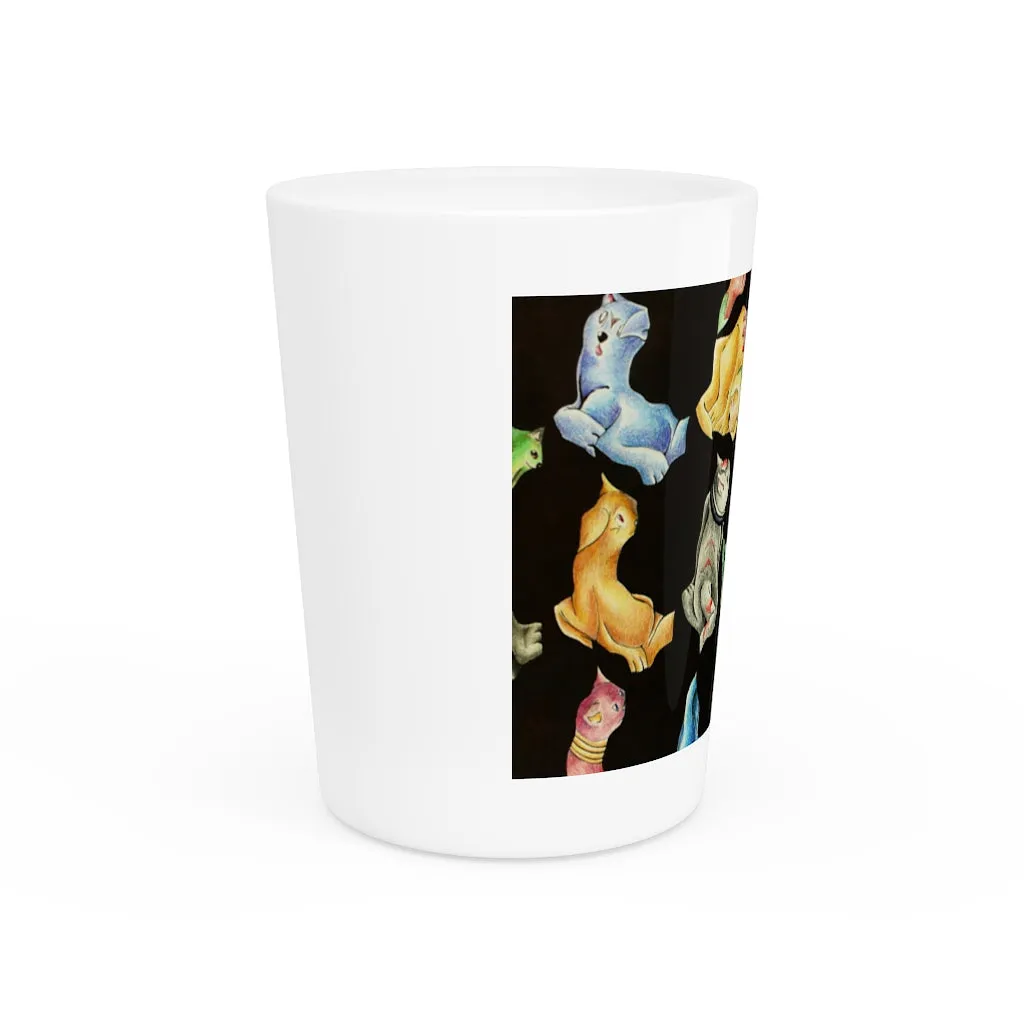 Cat Pattern Shot Glass