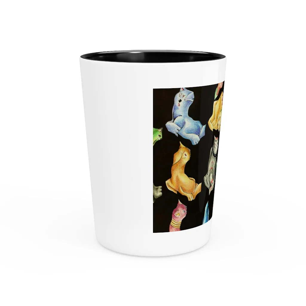 Cat Pattern Shot Glass