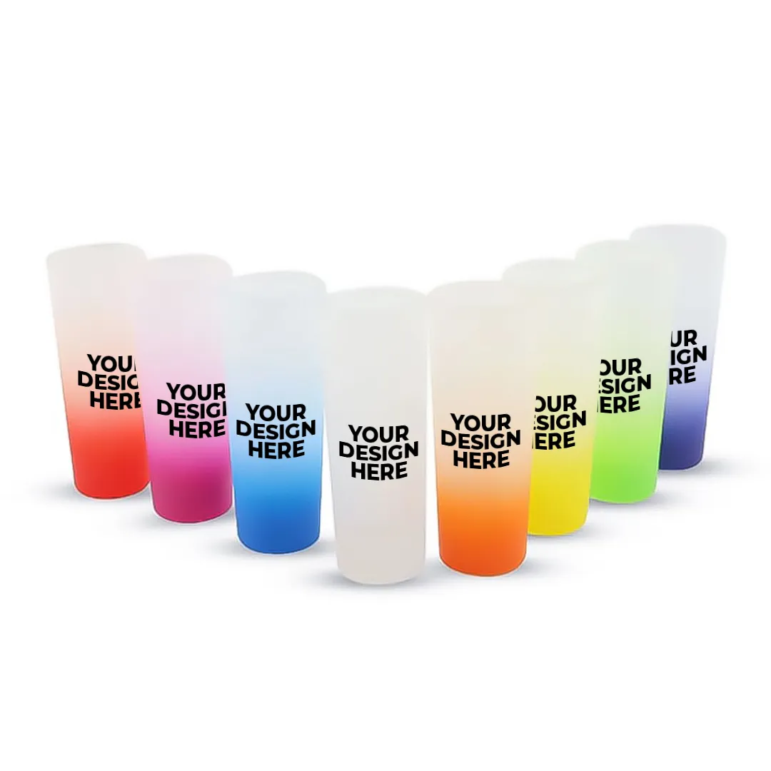 Custom Tall Frosted Shot Glass