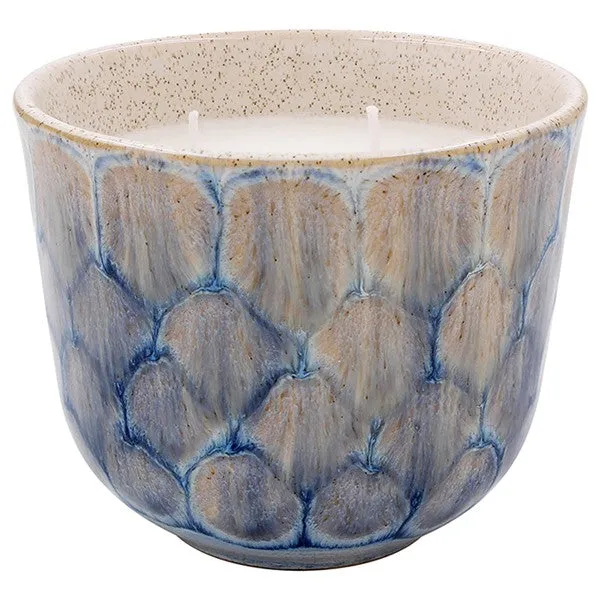 Elements Tortoiseshell Candle Blue Medium