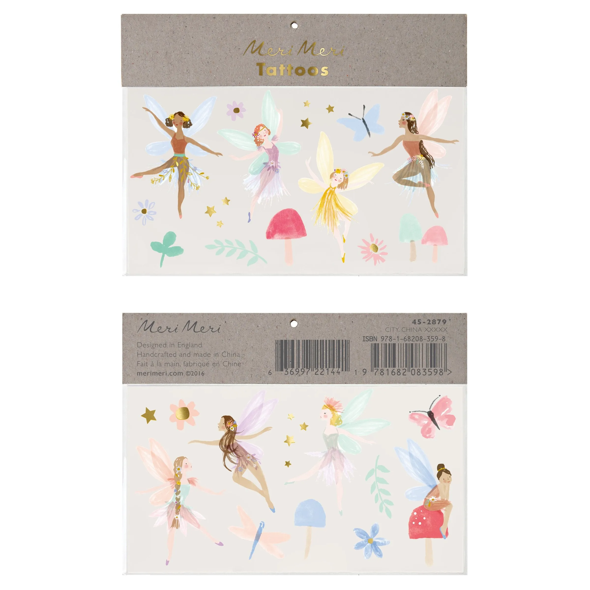 Fairy Large Temporary Tattoos (x 2 sheets)