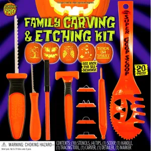 Family Carving and Etching Kit 20pc