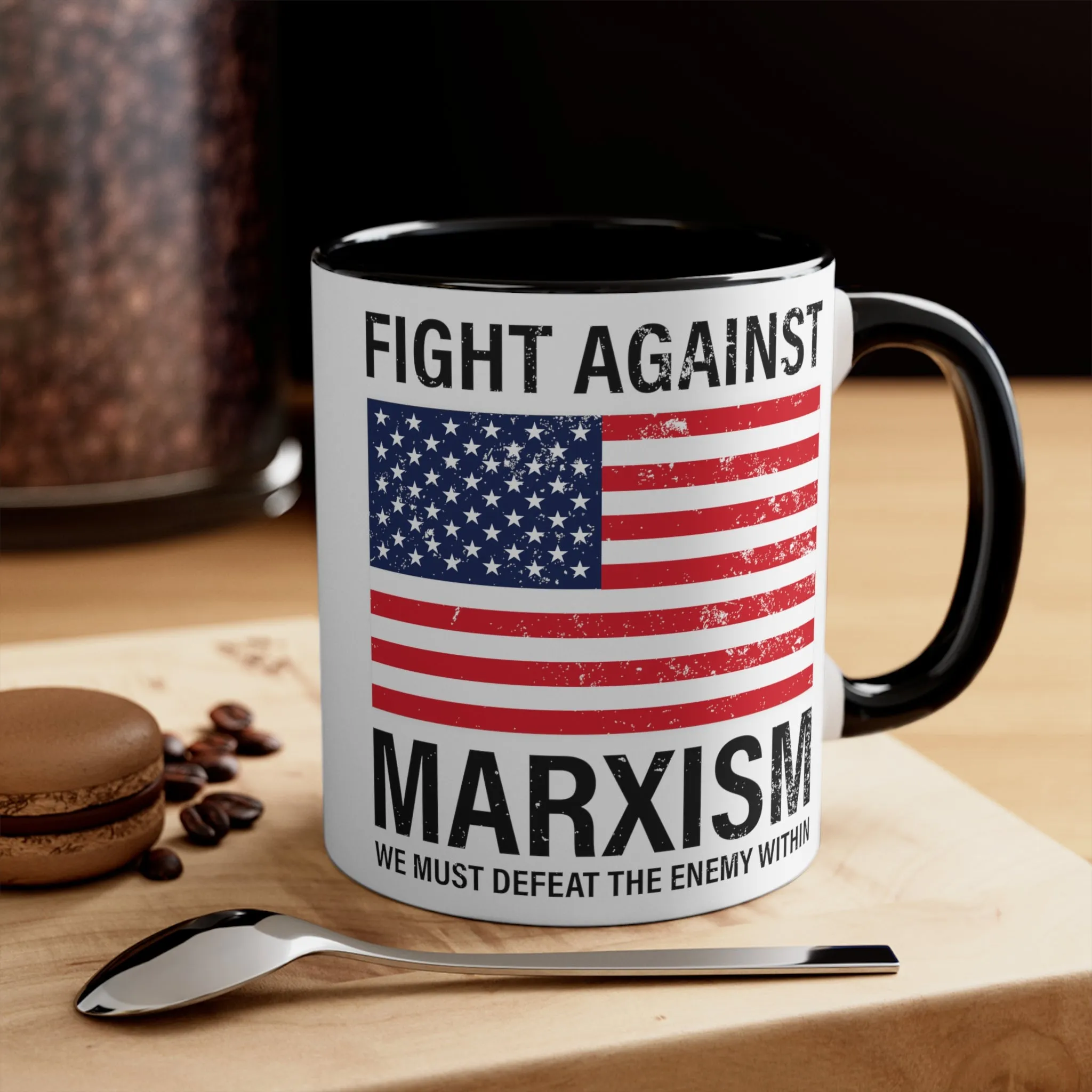 Fight Against Marxism Mug (3 colors, 2 sizes)