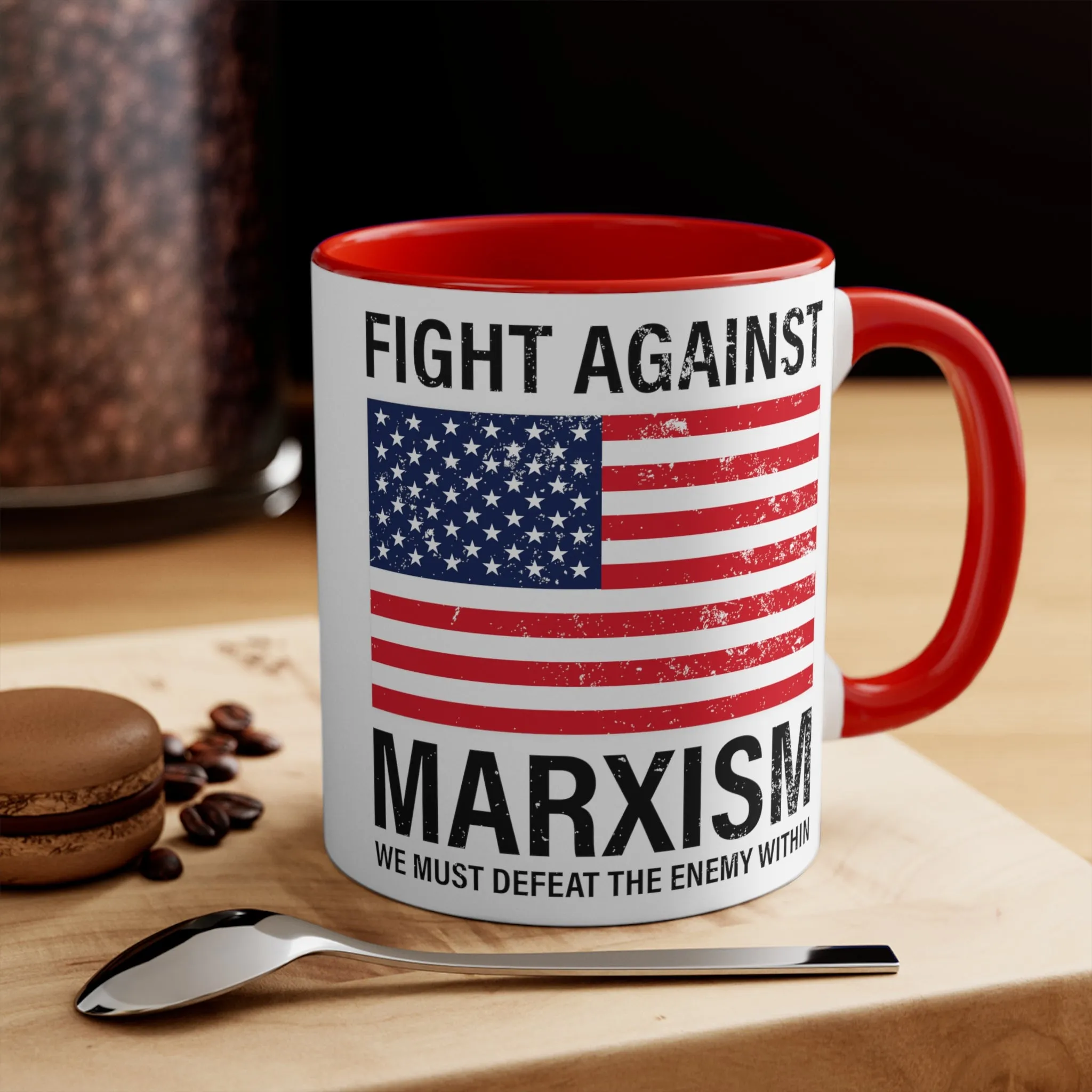 Fight Against Marxism Mug (3 colors, 2 sizes)