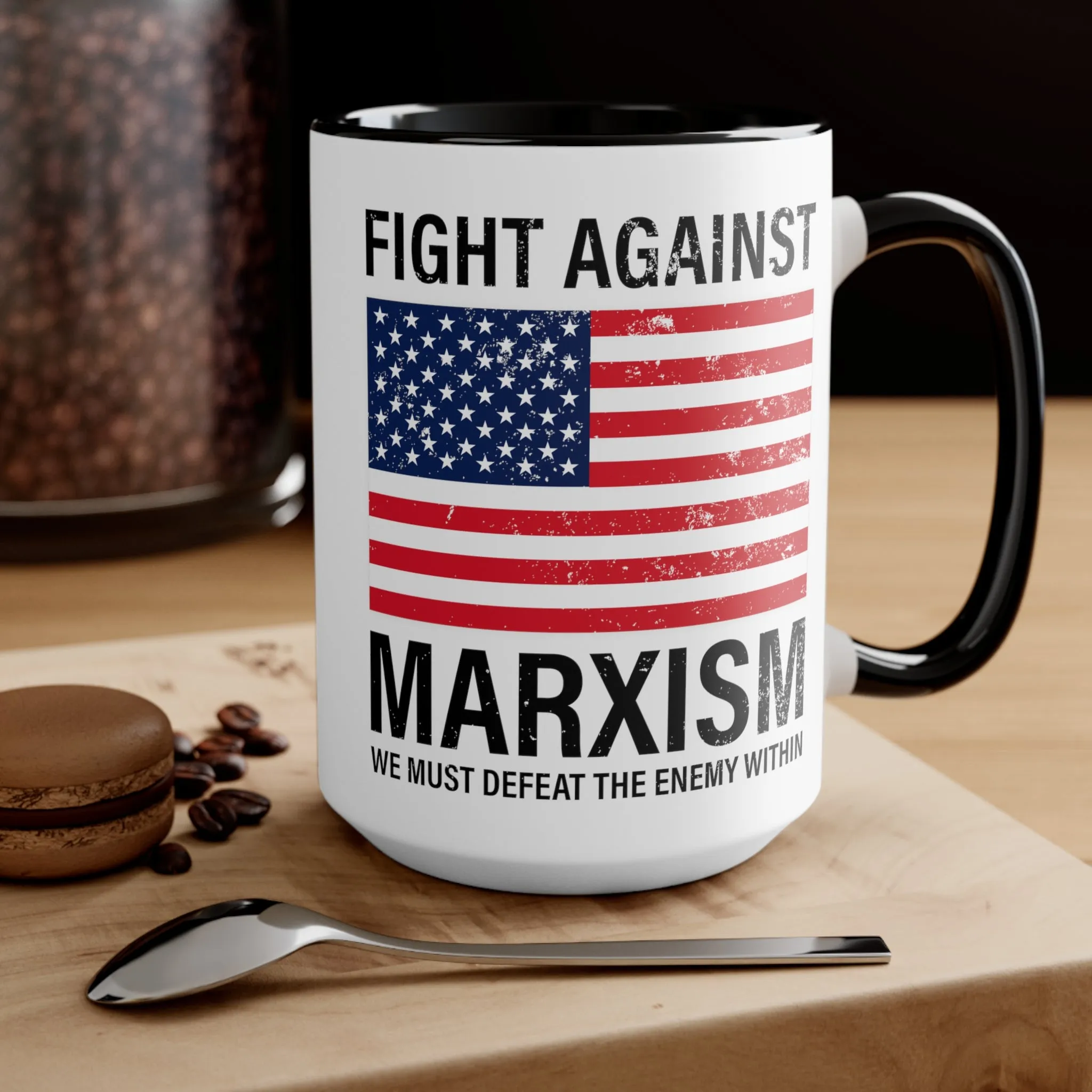 Fight Against Marxism Mug (3 colors, 2 sizes)