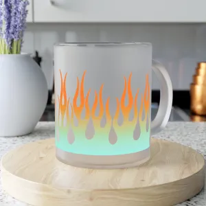 Flames Glass Mug