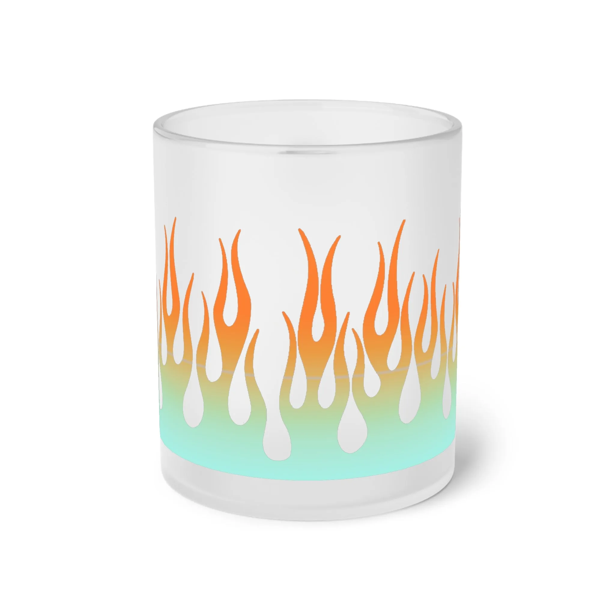 Flames Glass Mug