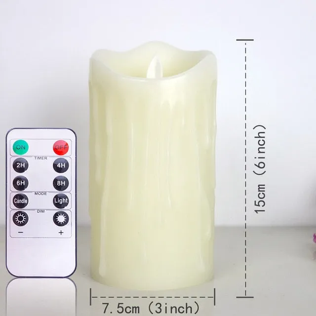 Flickering LED Candles