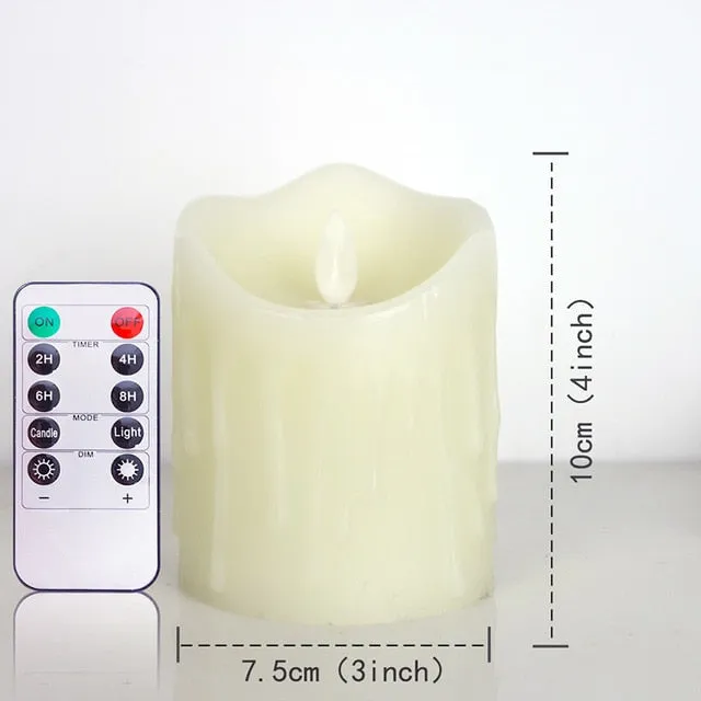 Flickering LED Candles