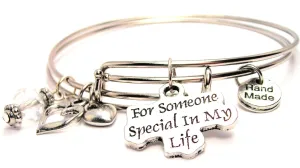 For Someone Special In My Life Expandable Bangle Bracelet Set