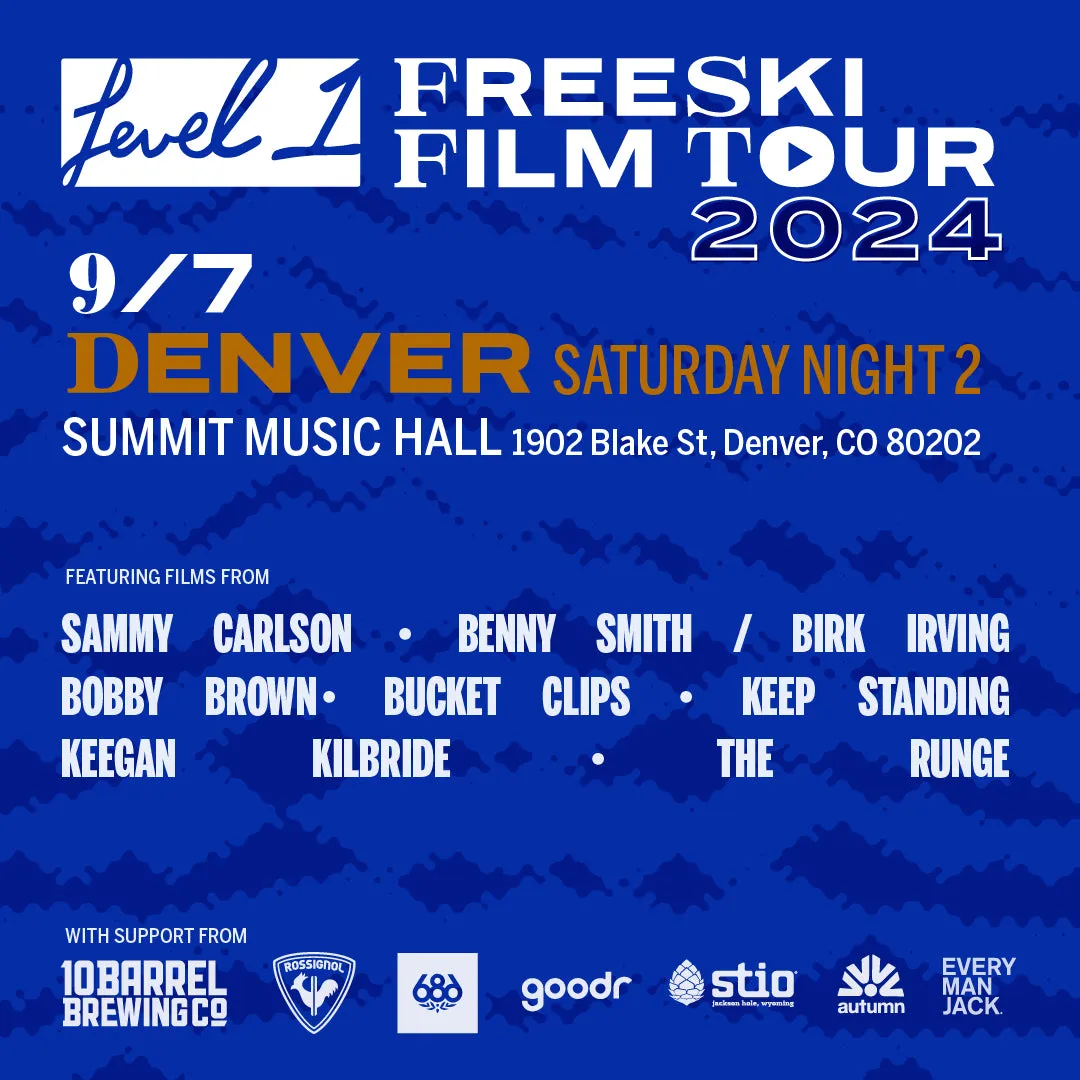 Freeski Film Fest 9/6-7 DENVER