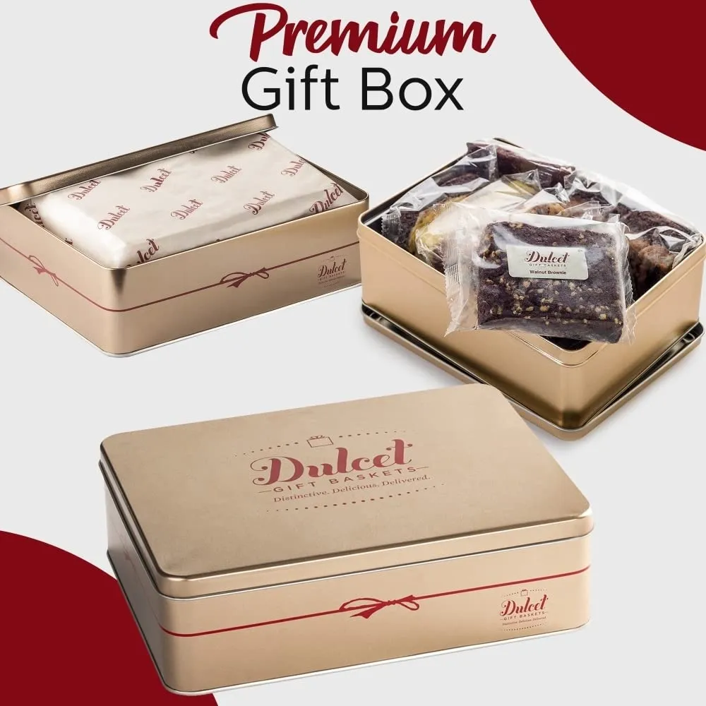 Gift Baskets - Fresh Baked Tea Cake Assortment in a Tin with Marble, Apple Cinnamon & Pumpkin Delightful Flavors