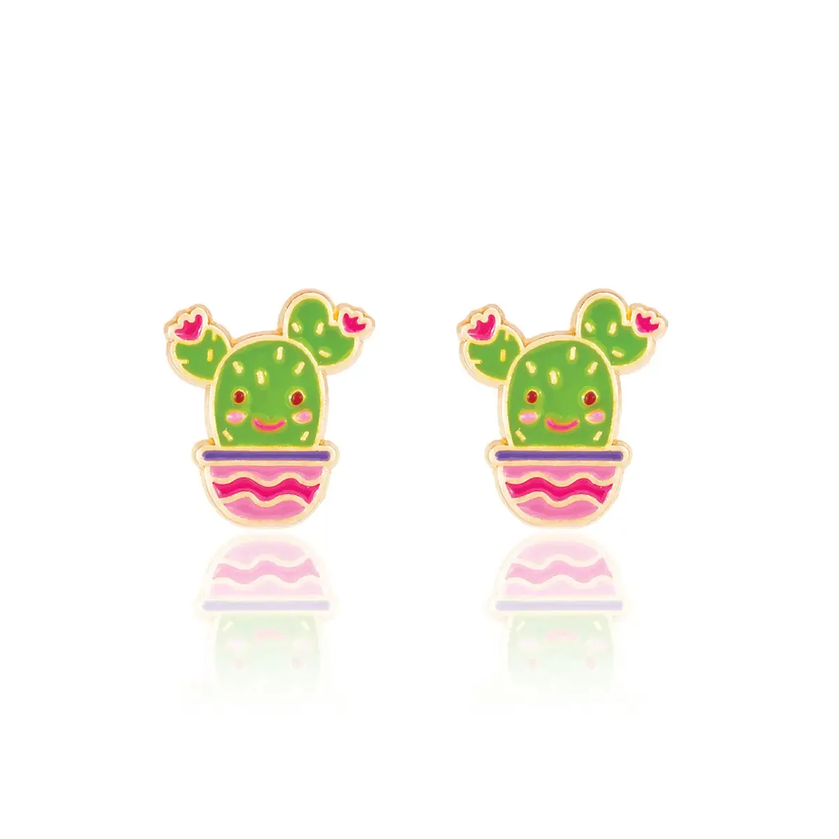 Girl Nation Cactus Cutie Stud Earrings