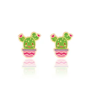 Girl Nation Cactus Cutie Stud Earrings