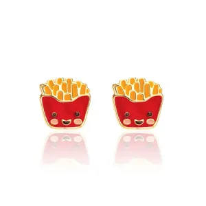 Girl Nation French Fry Friends Cutie Stud Earrings