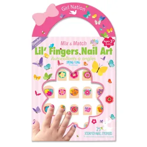 Girl Nation Lil' Fingers Nail Art- Spring Fling