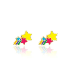 Girl Nation Shooting Stars Cutie Stud Earrings