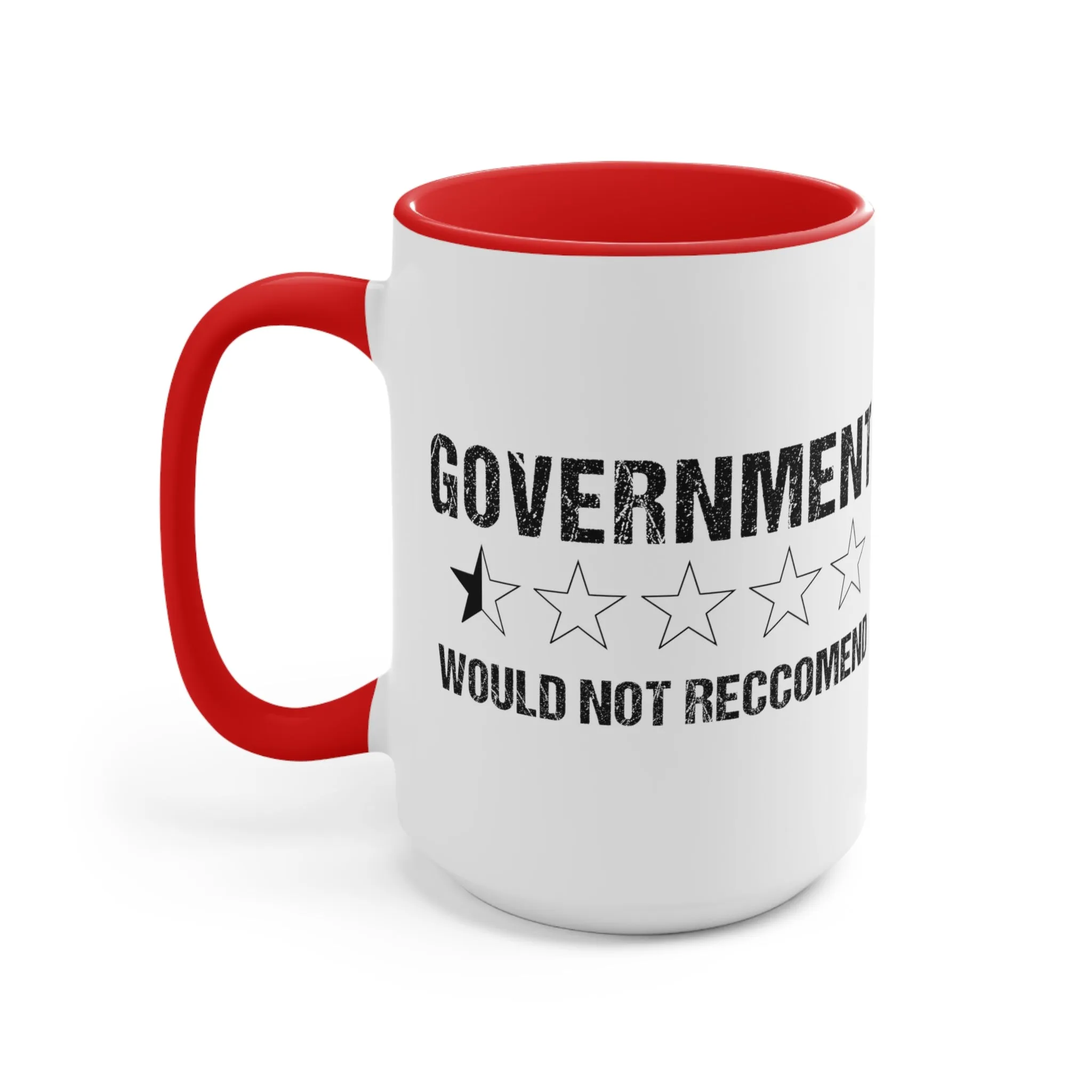 Government Rating  Mug (2 sizes, 3 colors)