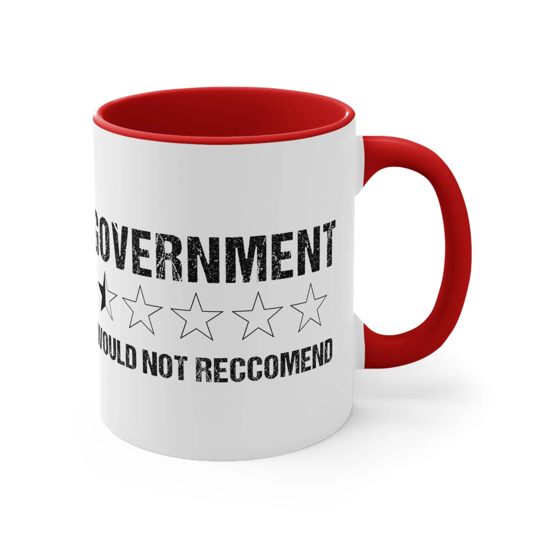 Government Rating  Mug (2 sizes, 3 colors)