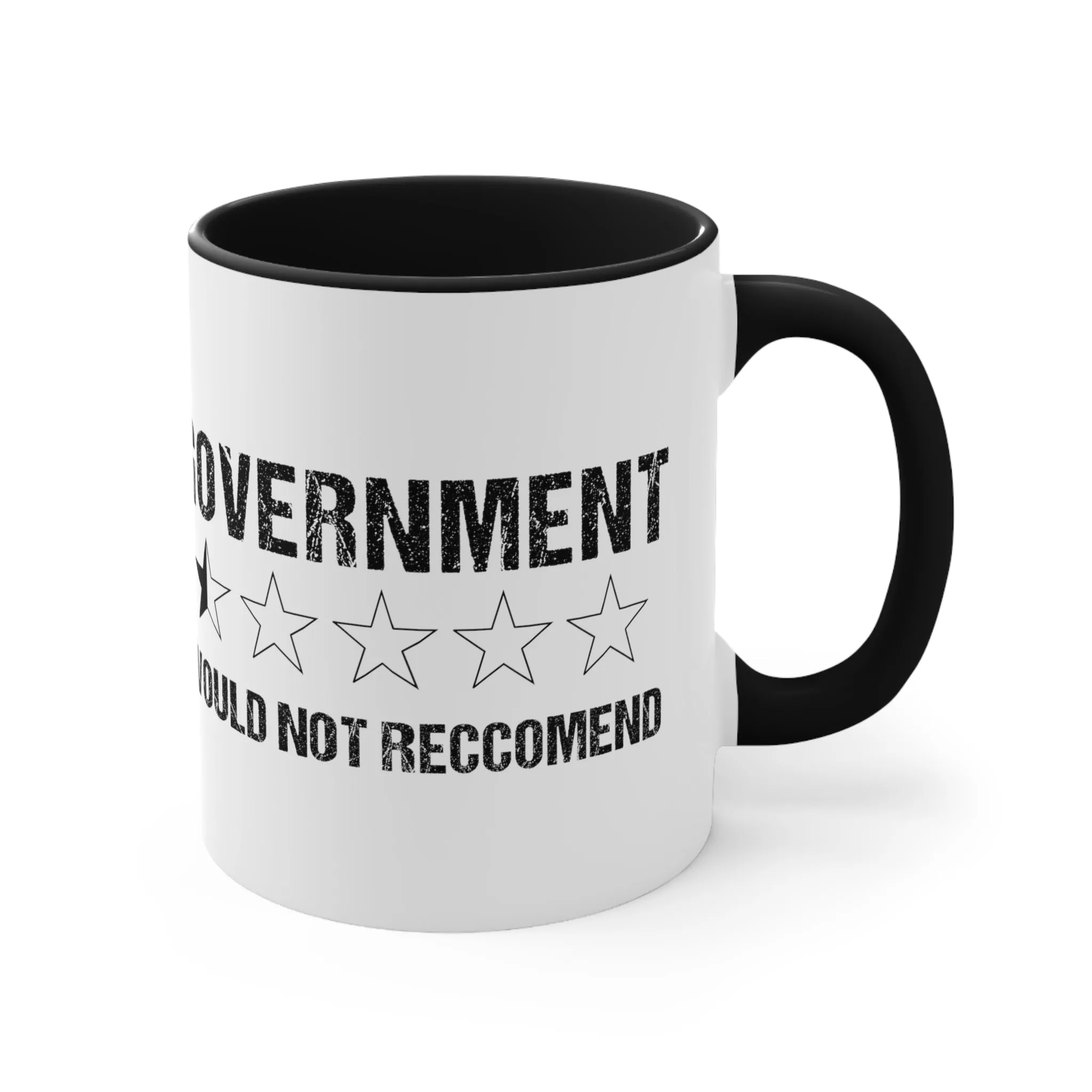 Government Rating  Mug (2 sizes, 3 colors)