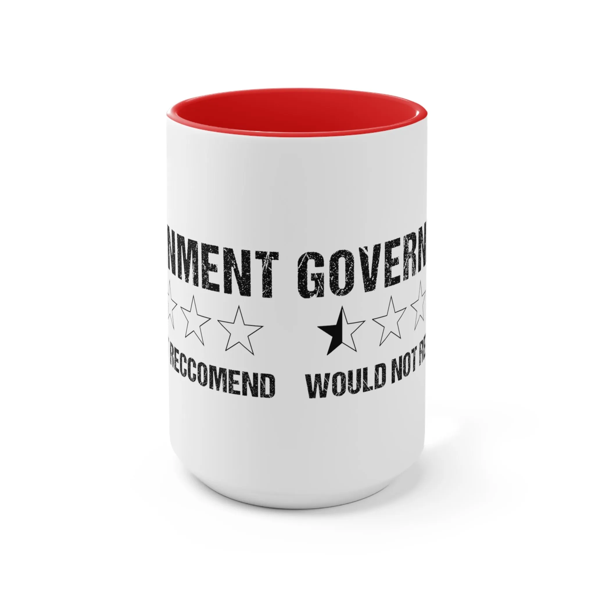 Government Rating  Mug (2 sizes, 3 colors)