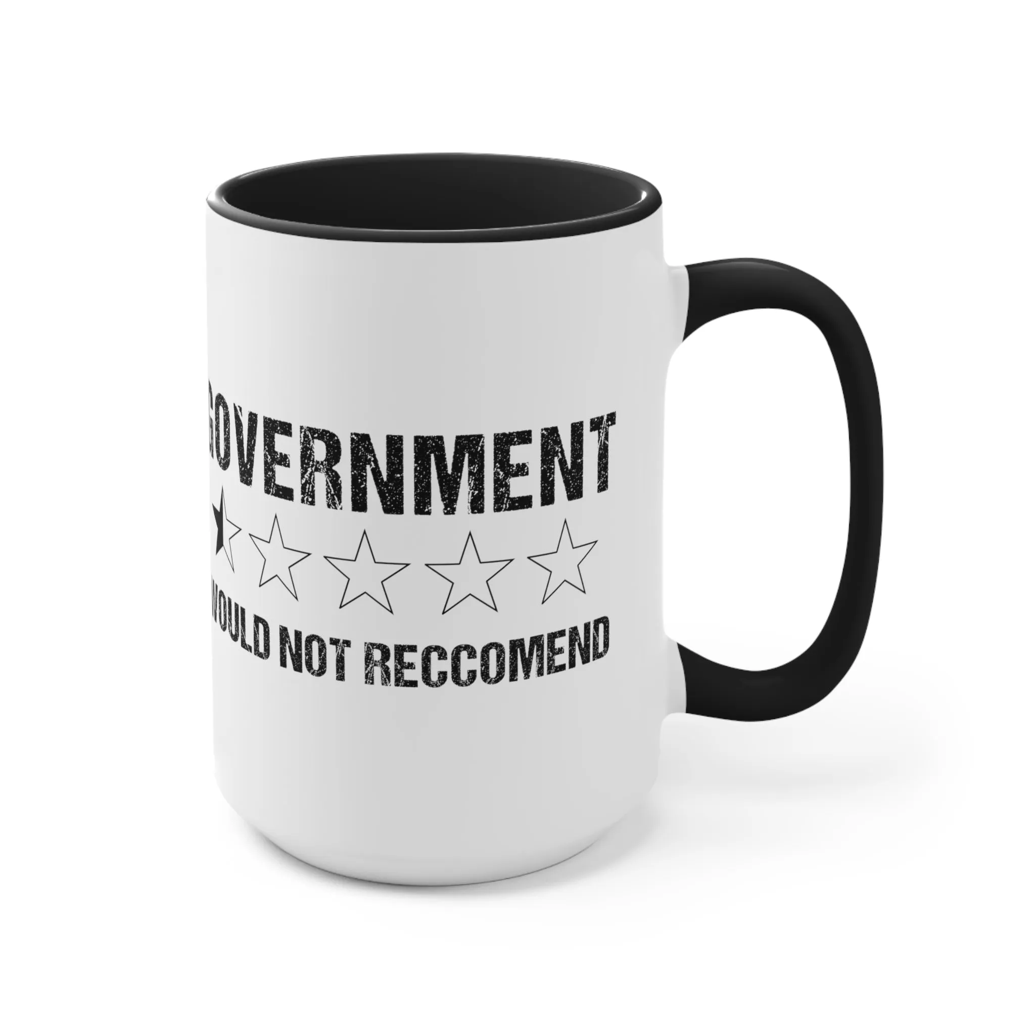 Government Rating  Mug (2 sizes, 3 colors)