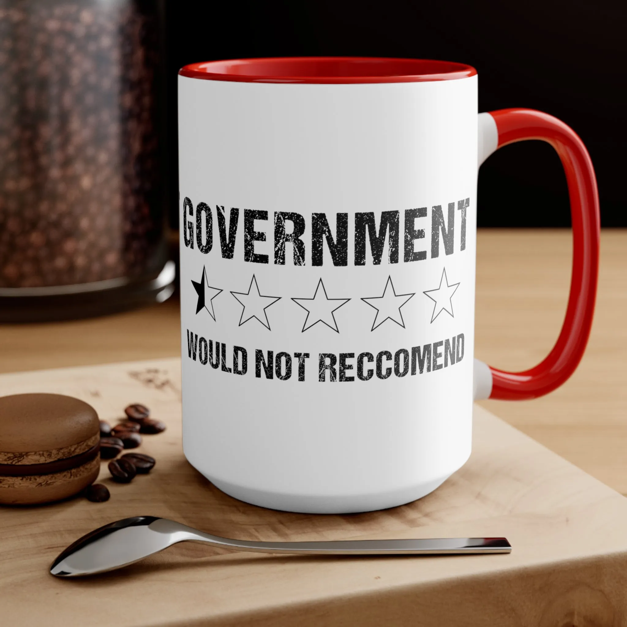 Government Rating  Mug (2 sizes, 3 colors)