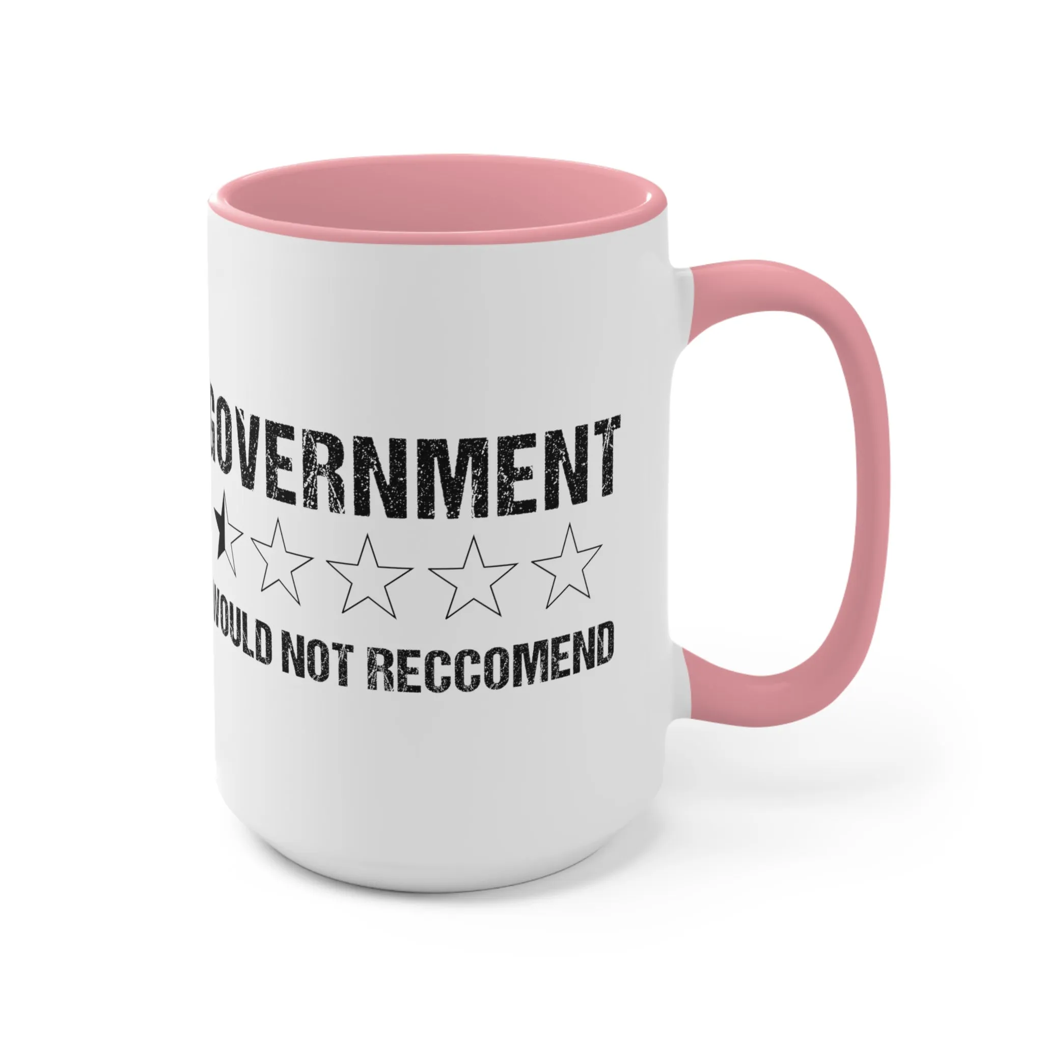 Government Rating  Mug (2 sizes, 3 colors)