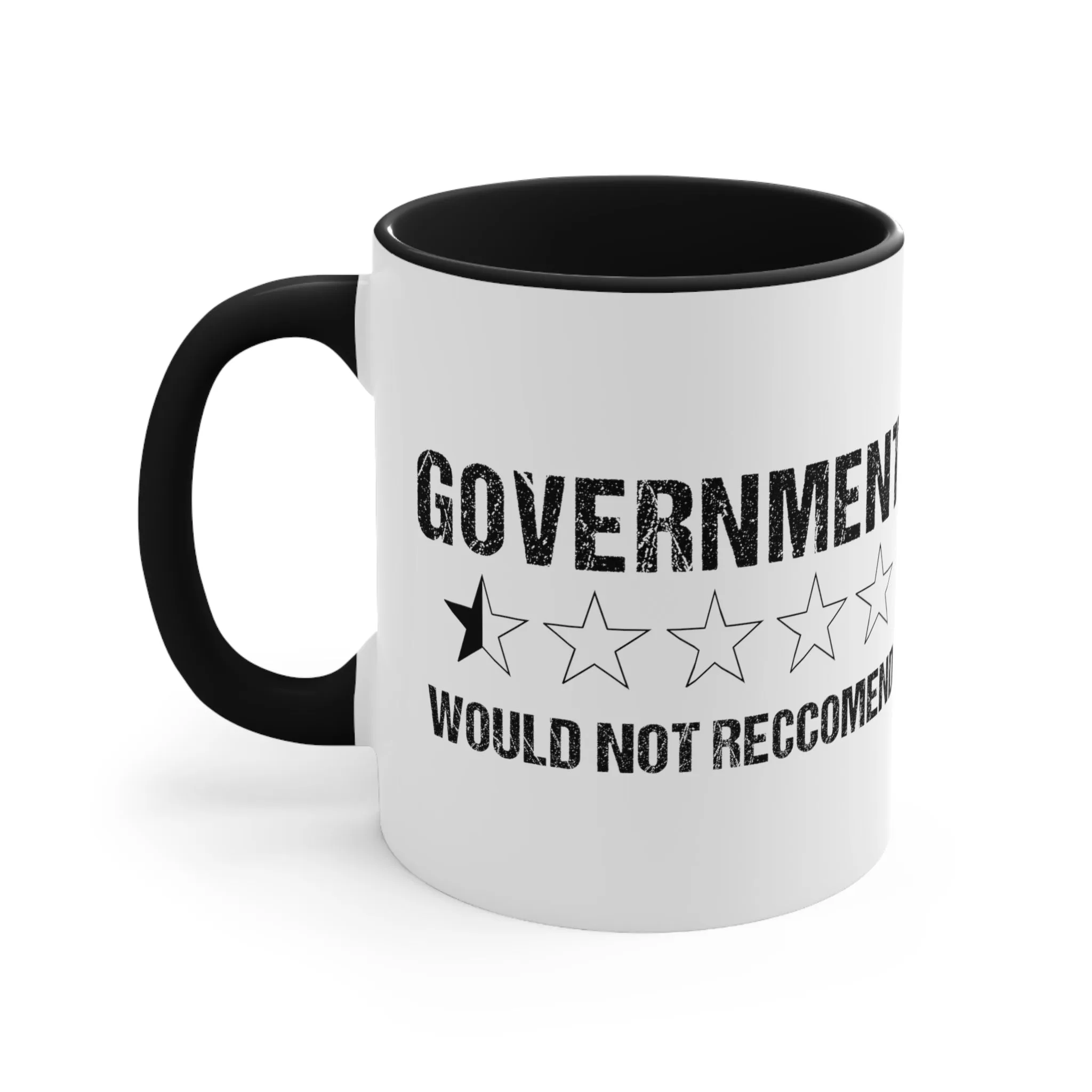 Government Rating  Mug (2 sizes, 3 colors)